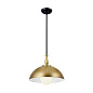 Fira 1 Light Pendant Natural Brass and Black подвесной светильник 52476NBR Kichler — фото 8