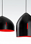 Oru F25 Fabbian подвесной светильник Black/Red F25A03
