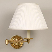 WA0240.BR.ES Milford Swing Arm Wall Light, Brass, 2 Arms