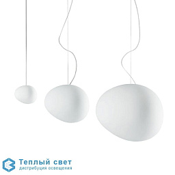 Gregg media - suspension Foscarini Gregg подвесной светильник с овальными плафонами из выдувного стекла