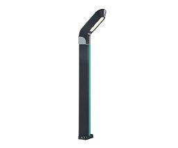 Уличный светильник-столбик Kink Light Линден с зеленой подсветкой 09200-F(220V),16(07)