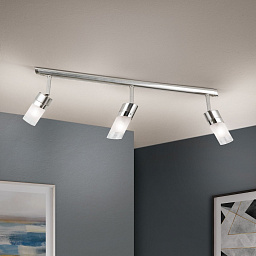 Str 10-375/3 satin/450 klar-matt Orion Spot Exclusive настенный светильник с тремя регулируемыми спотами на продольной планке