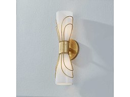 Бра Hudson Valley Gabriella, винтажное сусальное золото H751102-VGL