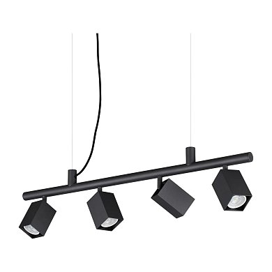 Подвесной светильник Dynamite SP4 SQUARE Ideal Lux 371382, черный