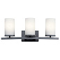 Crosby 3 Light Vanity Light Black настенный светильник 45497BK Kichler