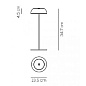 LTFLOATXBCBCLED Axolight Float TL LED настольный светильник аккумуляторный белый — фото 3