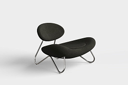 Meadow lounge chair Nara 0003/Chrome Woud, кресло