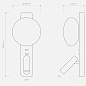 Настенный светильник для чтения Astro Lighting Zeppo матовый черный — фото 8