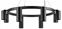 LR018874374 Lightstar Rullo подвесной светильник с цилиндрическими плафонами на кольце