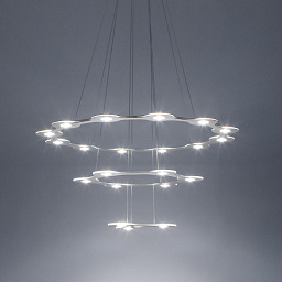 FLAS3172T Lumen Center Flat Saturn 3 SP LED современная светодиодная люстра алюминиевый