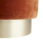 8140 Avalon Ottoman Persimmon Velvet Champagne Swivel Arteriors оттоманка — фото 2