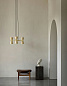 71125-001285 Audo Copenhagen Collector Люстра 3, кремовая/полированная латунь — фото 2