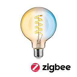 29159 Paulmann LED Globe 600 лм 7,5 Вт, регулируемый белый, регулируемый, золотой