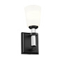 Rosalind 12.5" 1 Light Vanity Light Black настенный светильник 55145BK Kichler — фото 3