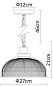 Подвесной светильник Arte Lamp RICARDO A9187SP-1CC — фото 4