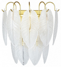 A4052AP-2SG Arte Lamp Evie настенный светильник с двумя плафонами белого цвета