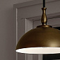 Fira 1 Light Pendant Natural Brass and Black подвесной светильник 52476NBR Kichler — фото 6