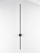 Sandy Black Aluminium LED 20 Watt 220-240 Volt 1400Lm 3000K IP20 L:7 W: 6.5 H: 120 cm