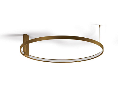 потолочный светильник с кольцом белого цвета