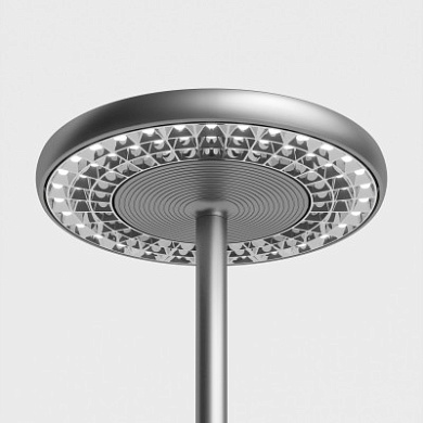 Rotaliana Sol T1 TL LED настольная лампа с диммером графит; полированный хром 1SOT100320EL1