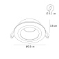 A2161PL-1WH Arte Lamp Alkes точечный встраиваемый светильник GU10 1х50W — фото 6