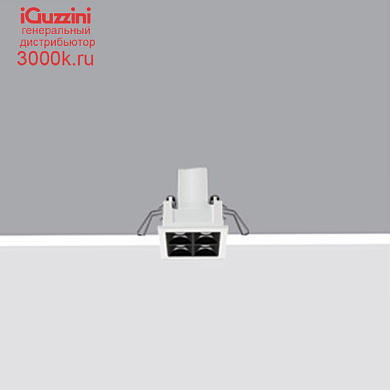 Q475 Laser Blade XS iGuzzini Frame 4 cells - Wideflood beam - LED