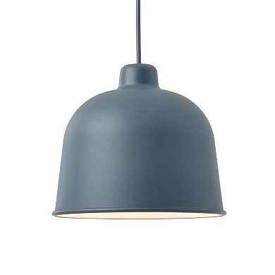 подвесной светильник серо голубой d21 см