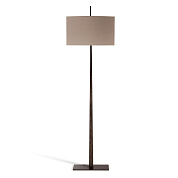 Tapering Harral Floor Lamp Bronzed Porta Romana