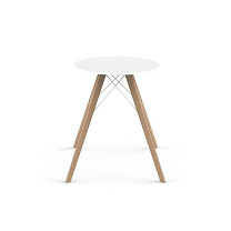 Faz wood dining table ø60x74 стол, Vondom