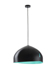 F25A03 Black/Teal blue Fabbian Oru подвесной светильник черный с бирюзовым акцентом