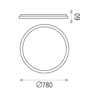 потолочный светильник чёрного цвета с регулировкой яркости