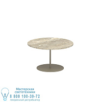 СТОЛИК BUTLER Ø60CM H35CM ПЕСОЧНО-КЕРАМИЧЕСКИЙ ТРАВЕРТИНО Royal Botania