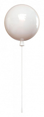 накладной светильник с округлым плафоном белого цвета