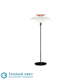 PH 80 - Lampadaire Louis Poulsen Ph торшер с широким дисковым плафоном и круглым основанием