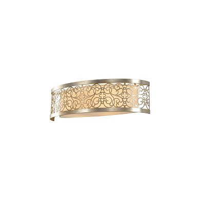 Настенный светильник Feiss Arabesque, 2 лампы, серебро FE-ARABESQUE2