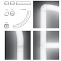 1202o00A Artemide ALPHABET OF LIGHT Настенный светильник с буквой о в нижнем регистре — фото 5