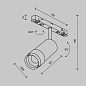 TR212-4-12WTW-DD2-Z-W Maytoni Focus Zoom Трековый светильник 12W Белый — фото 9