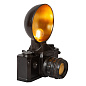 34546/21/30 EXTRAVAGANZA CAMERA настольная лампа в виде фотоаппарата с золотистым отражателем в стиле ретро — фото 3