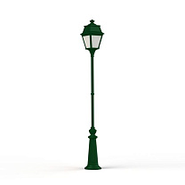 Avenue 2 N° 9; Opal PMMA Built-in LED 2700°K warm white 13W; Fir green