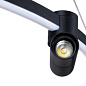 A2186SP-1BK Arte Lamp Ring подвесная люстра LED 1х75W 6000Lm 3000-6000K — фото 4