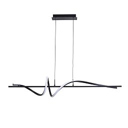 A4587SP-30BK Arte Lamp TWISTED подвесной светильник с изогнутыми рожками и LED подсветкой