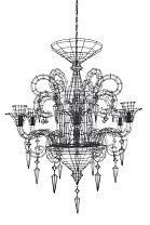 Chandelier ANGELUS Black