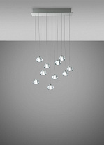 подвесной светильник с алюминиевыми цилиндрическими элементами