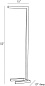 79810 Salford Floor Lamp Arteriors торшер — фото 4
