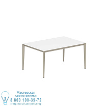 СТОЛ U-NITE 150X100CM ПЕСОЧНЫЙ С КЕРАМИЧЕСКОЙ СТОЛЕШНИЦЕЙ БЕЛЫЙ Royal Botania