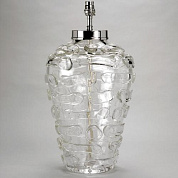 TG0028.NI.BC Utrecht Glass Vase, Nickel Fittings