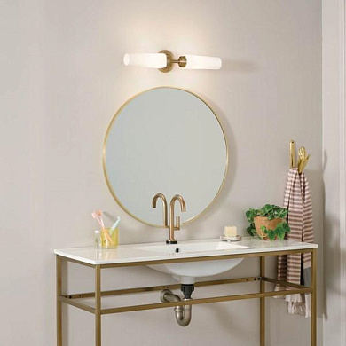 Truby 19.75" 2 Light Vanity Light Champagne Bronze настенный светильник 55074CPZ Kichler