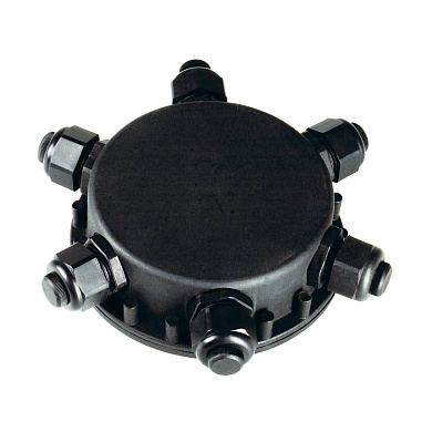 Соединительная коробка SLV 229260 Anschlussbox IP55, круглая, 6 вводов