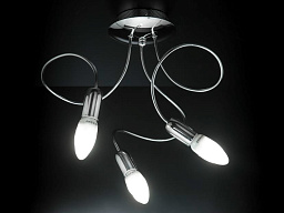 Free spirit classic Хромированный потолочный светильник с поворотным кронштейном Metal Lux