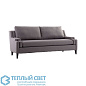 Nola Sofa Soot Textured Tweed Grey Ash диван Arteriors 8135